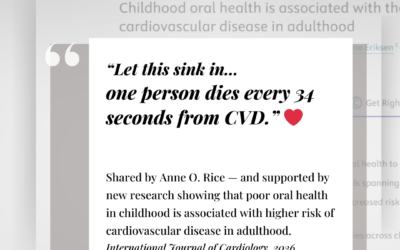 New Cardiology Study Links Childhood Oral Health to Adult Cardiovascular Disease