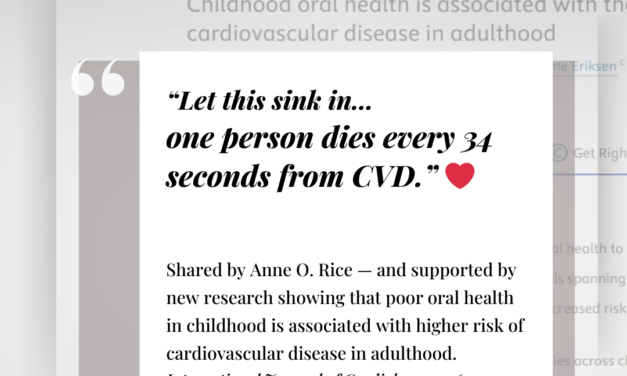 New Cardiology Study Links Childhood Oral Health to Adult Cardiovascular Disease